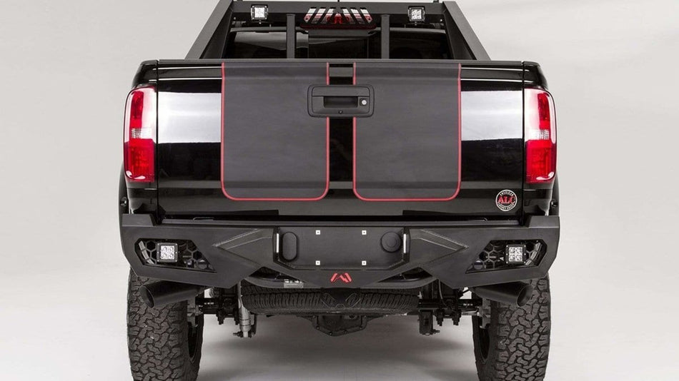 Fab Fours CC15 - E3351 - 1 GMC Canyon 2015 - 2022 Vengeance Rear Bumper - Rugged Truck Gear