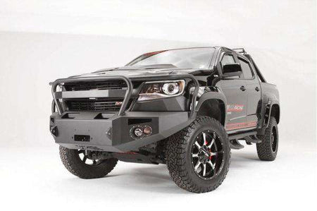 Fab Fours CC15 - H3350 - 1 Chevy Colorado 2015 - 2020 Premium Front Bumper Winch Ready Full Guard - Rugged Truck Gear