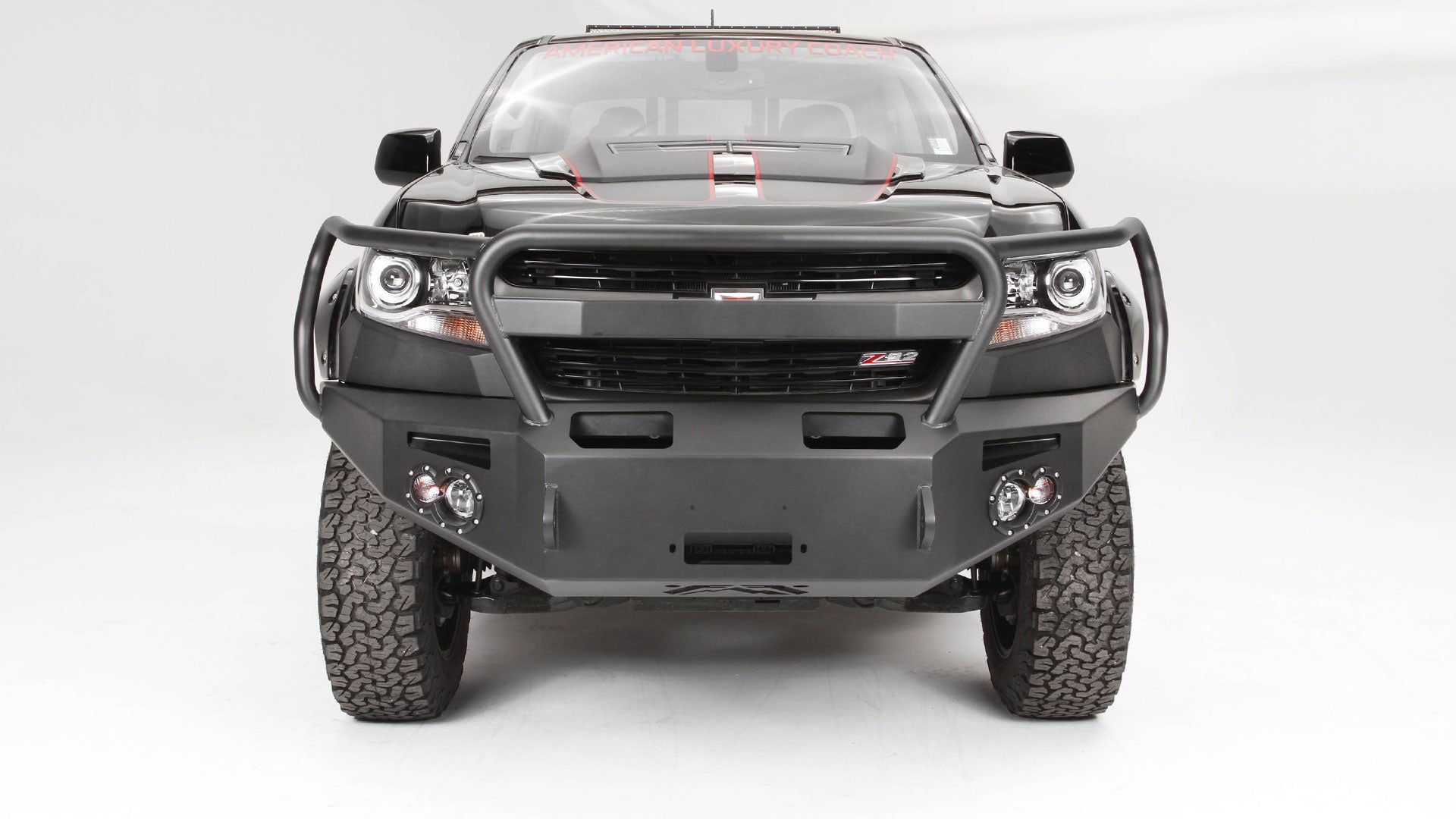 Fab Fours CC15 - H3350 - 1 Chevy Colorado 2015 - 2020 Premium Front Bumper Winch Ready Full Guard - Rugged Truck Gear
