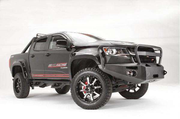 Fab Fours CC15 - H3350 - 1 Chevy Colorado 2015 - 2020 Premium Front Bumper Winch Ready Full Guard - Rugged Truck Gear