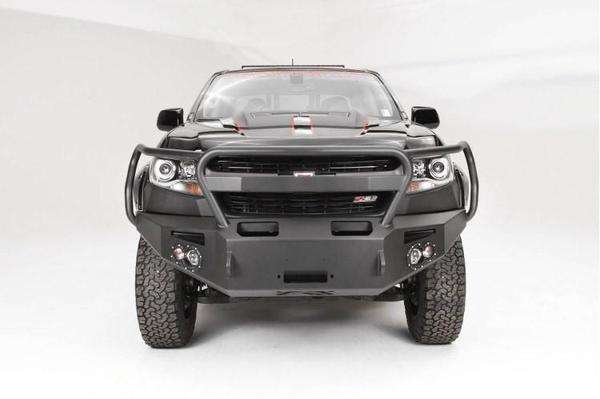 Fab Fours CC15 - H3350 - 1 Chevy Colorado 2015 - 2020 Premium Front Bumper Winch Ready Full Guard - Rugged Truck Gear