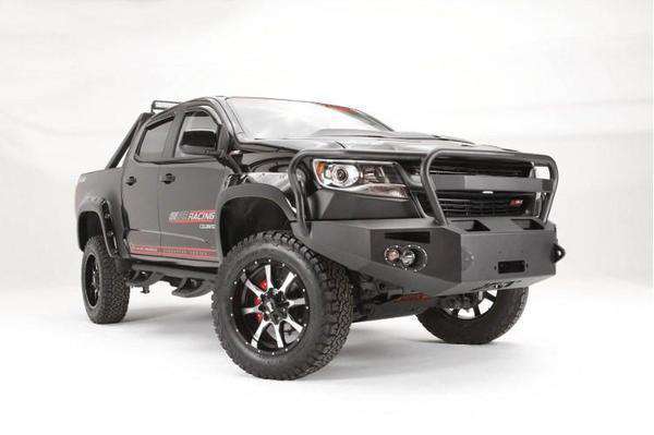 Fab Fours CC15 - H3350 - 1 Chevy Colorado 2015 - 2020 Premium Front Bumper Winch Ready Full Guard - Rugged Truck Gear