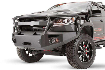 Fab Fours CC15 - H3350 - 1 Chevy Colorado 2015 - 2020 Premium Front Bumper Winch Ready Full Guard - Rugged Truck Gear
