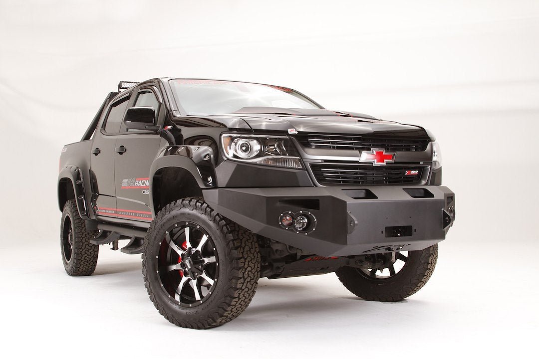 Fab Fours CC15 - H3351 - 1 Chevy Colorado 2015 - 2020 Premium Front Bumper Winch Ready No Guard - Rugged Truck Gear