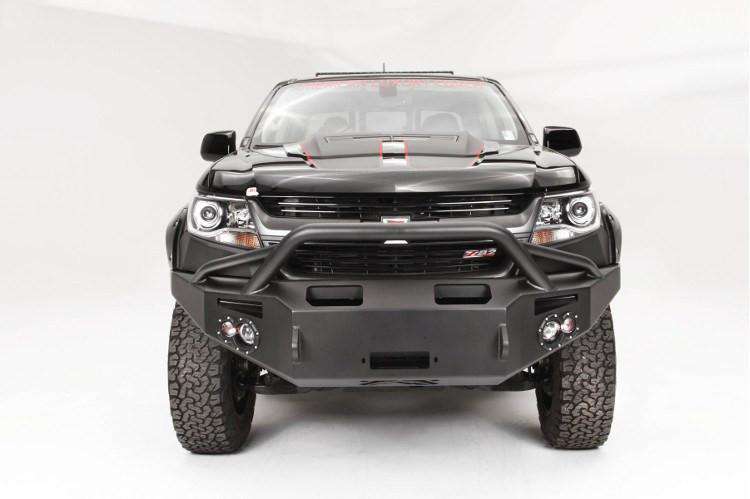 Fab Fours CC15-H3352-1 Chevy Colorado 2015-2020 Premium Front Bumper Winch Ready Pre-Runner Guard-BumperStock