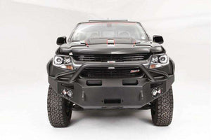 Fab Fours CC15-H3352-1 Chevy Colorado 2015-2020 Premium Front Bumper Winch Ready Pre-Runner Guard-BumperStock