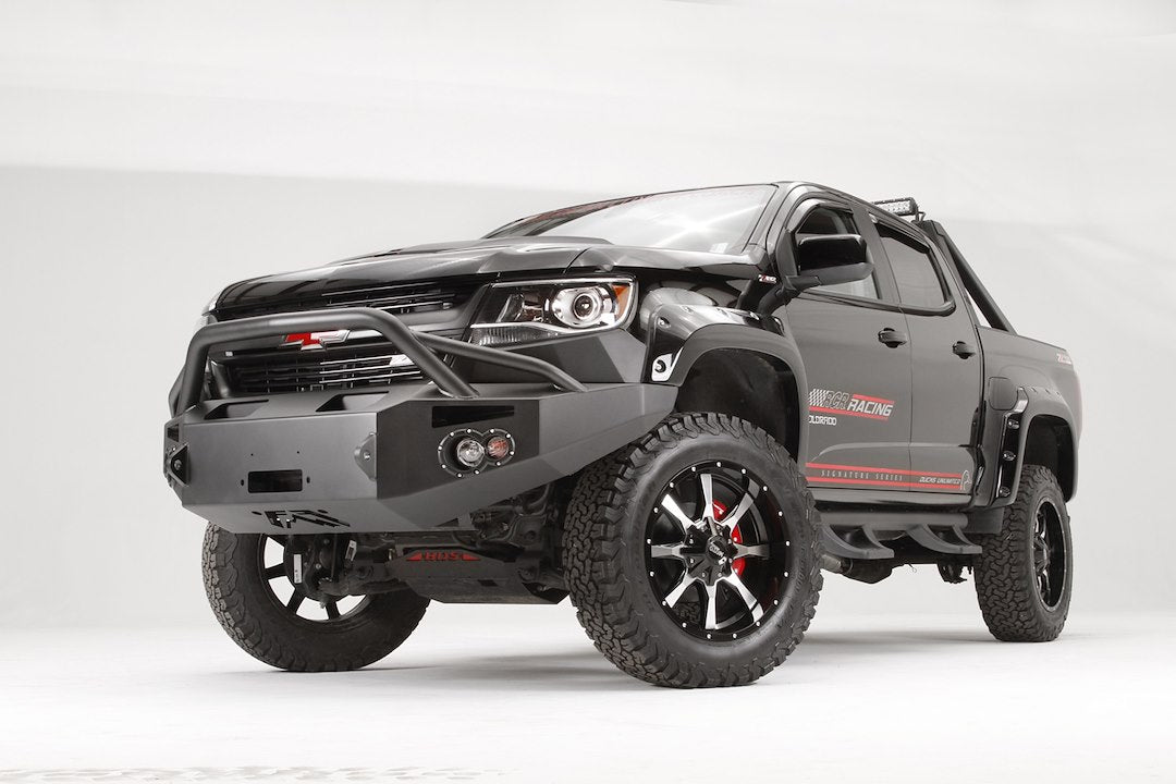 Fab Fours CC15 - H3352 - 1 Chevy Colorado 2015 - 2020 Premium Front Bumper Winch Ready Pre - Runner Guard - Rugged Truck Gear