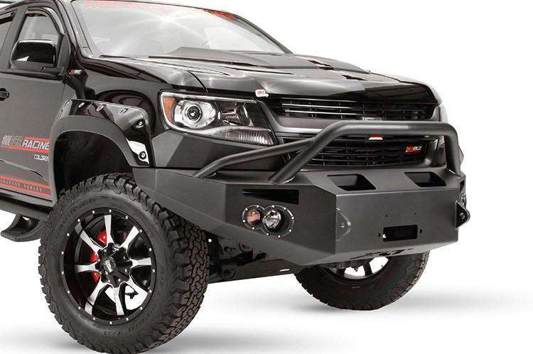 Fab Fours CC15 - H3352 - 1 Chevy Colorado 2015 - 2020 Premium Front Bumper Winch Ready Pre - Runner Guard - Rugged Truck Gear