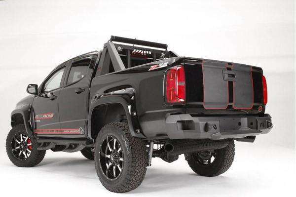 Fab Fours CC15 - W3350 - 1 Chevy Colorado 2015 - 2022 Premium Rear Bumper - Rugged Truck Gear
