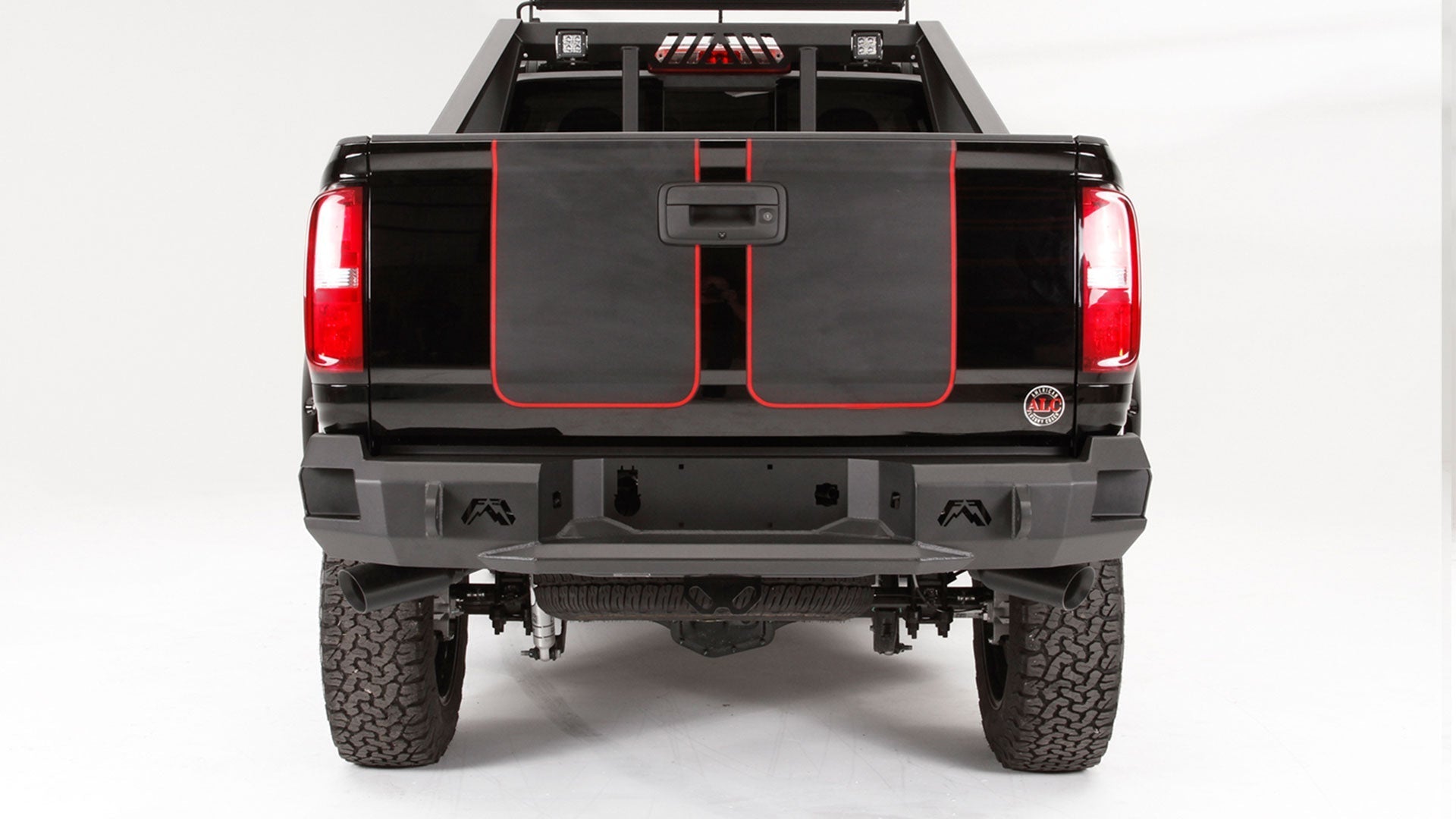 Fab Fours CC15 - W3350 - 1 Chevy Colorado 2015 - 2022 Premium Rear Bumper - Rugged Truck Gear