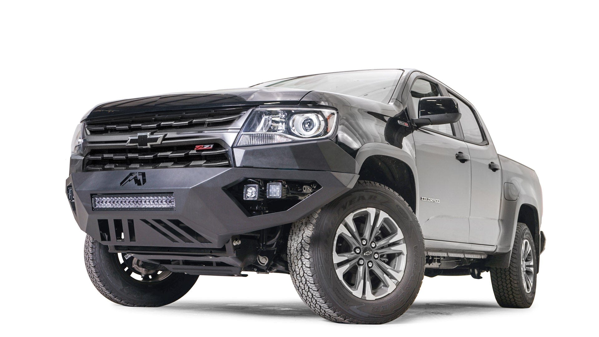 Fab Fours CC21 - D5151 - 1 Chevy Colorado 2021 - 2022 Vengeance Front Bumper No Guard - Rugged Truck Gear