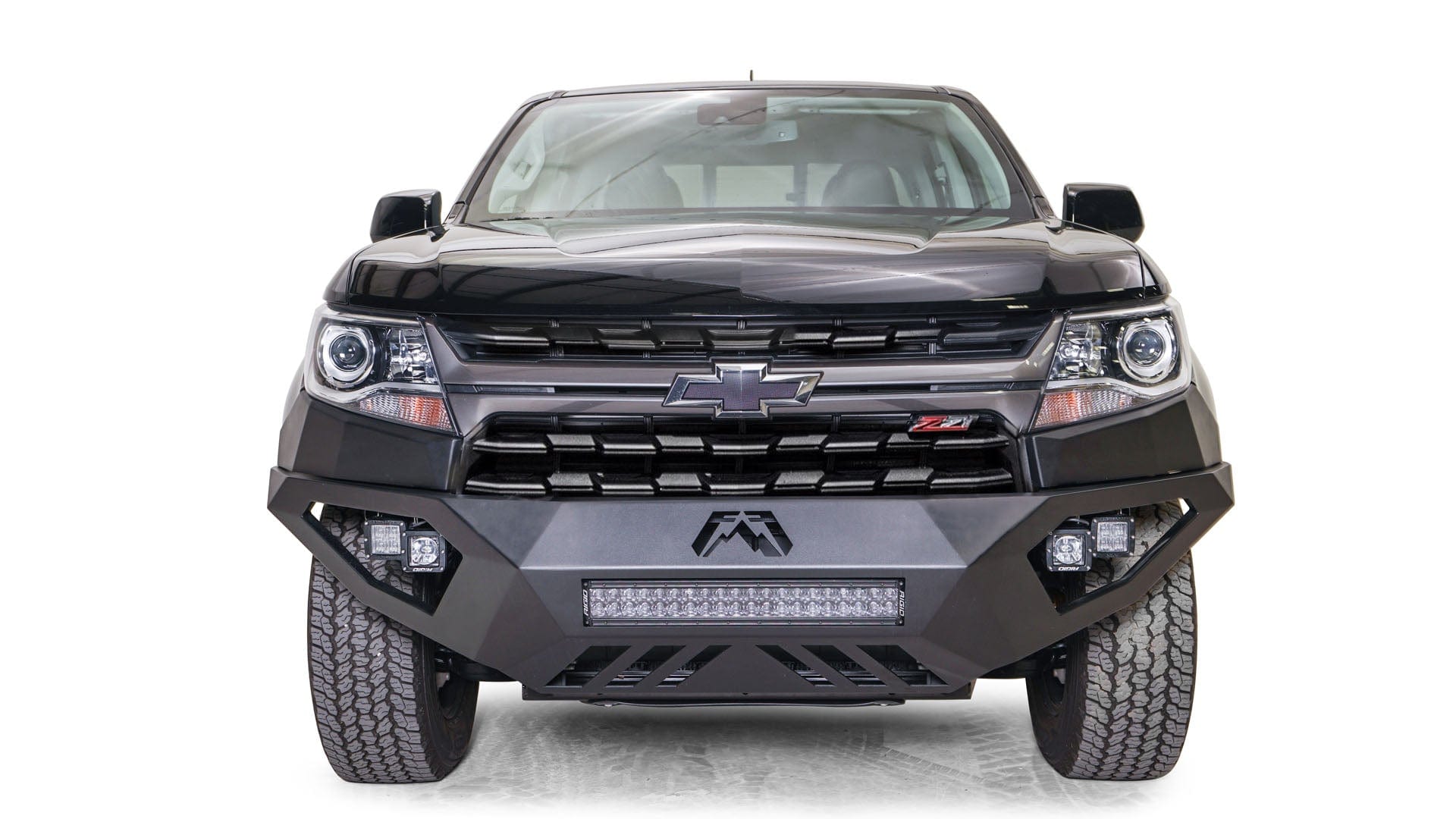 Fab Fours CC21 - D5151 - 1 Chevy Colorado 2021 - 2022 Vengeance Front Bumper No Guard - Rugged Truck Gear