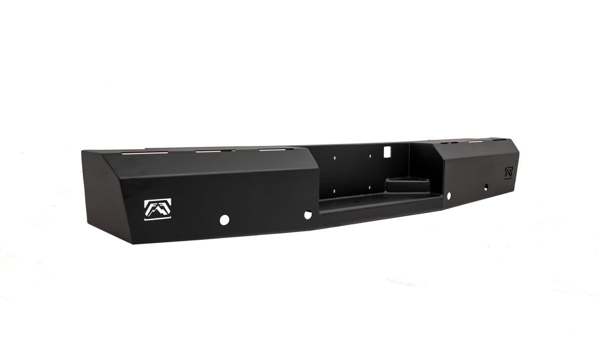 Fab Fours CH05 - RT1250 - 1 GMC Sierra 2500/3500 HD 2003 - 2007 Red Steel Rear Bumper - Rugged Truck Gear