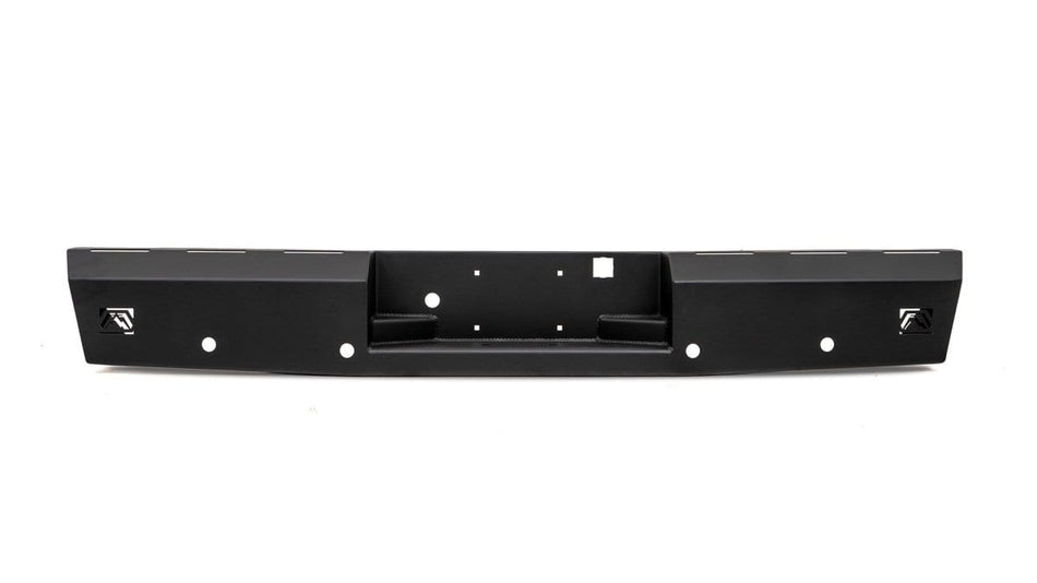 Fab Fours CH05 - RT1250 - 1 GMC Sierra 2500/3500 HD 2003 - 2007 Red Steel Rear Bumper - Rugged Truck Gear