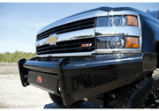 Fab Fours CH05 - S1361 - 1 Chevy Silverado 2500/3500 HD 2003 - 2007 Black Steel Front Bumper No Guard - Rugged Truck Gear
