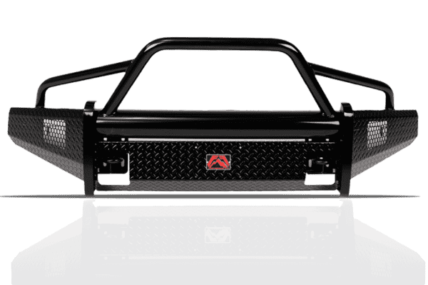 Fab Fours CH08 - S2062 - 1 Chevy Silverado 2500/3500 HD 2007.5 - 2010 Black Steel Front Bumper Pre - Runner Guard - Rugged Truck Gear