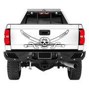 Fab Fours CH11 - E2151 - 1 Chevy Silverado 2500/3500 HD 2011 - 2014 Vengeance Rear Bumper - Rugged Truck Gear