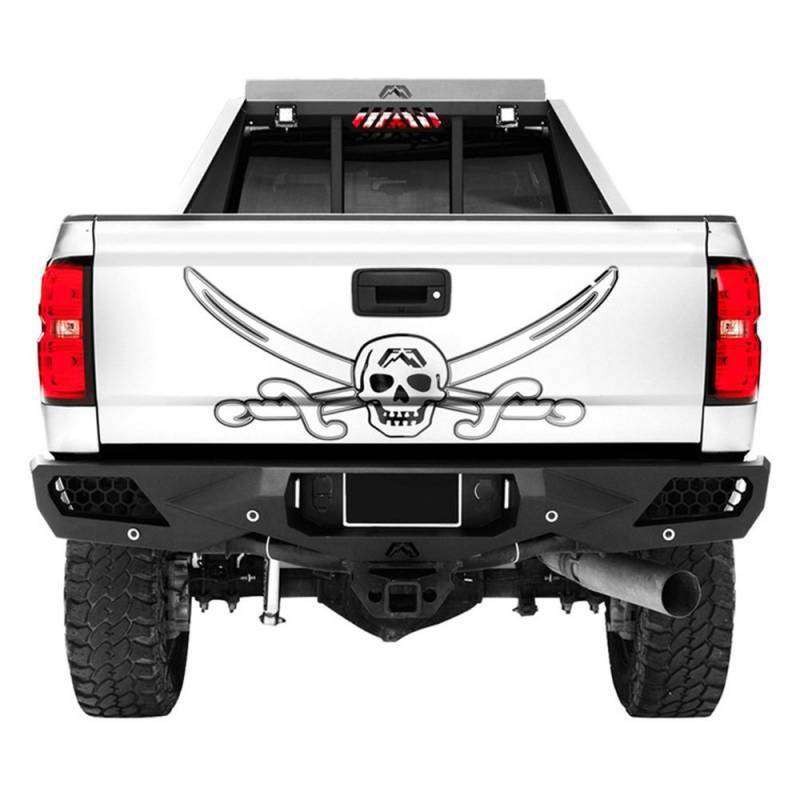 Fab Fours CH11 - E2151 - 1 Chevy Silverado 2500/3500 HD 2011 - 2014 Vengeance Rear Bumper - Rugged Truck Gear