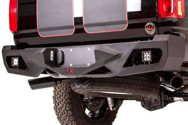 Fab Fours CH11 - E2151 - 1 Chevy Silverado 2500/3500 HD 2011 - 2014 Vengeance Rear Bumper - Rugged Truck Gear