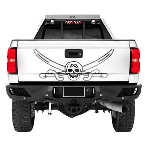 Fab Fours CH11-E2151-1 Chevy Silverado 2500/3500 HD 2011-2014 Vengeance Rear Bumper-BumperStock