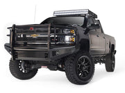 Fab Fours CH11 - S2760 - 1 Chevy Silverado 2500/3500 HD 2011 - 2014 Black Steel Front Bumper Full Guard - Rugged Truck Gear