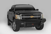 Fab Fours CH11 - S2761 - 1 Chevy Silverado 2500/3500 HD 2011 - 2014 Black Steel Front Bumper No Guard - Rugged Truck Gear