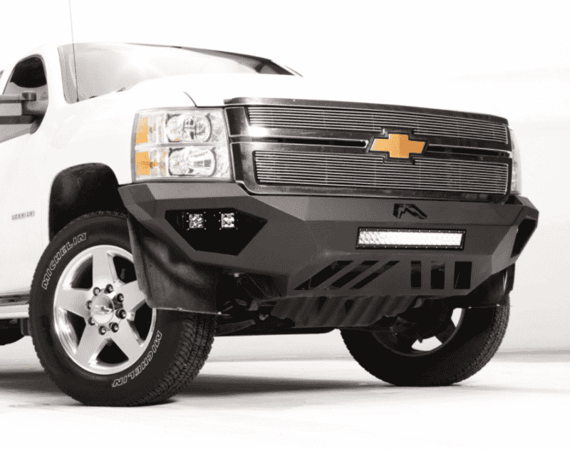 Fab Fours CH11 - V2751 - 1 Chevy Silverado 2500/3500 HD 2011 - 2014 Vengeance Front Bumper No Guard - Rugged Truck Gear