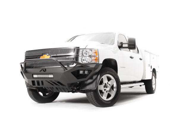 Fab Fours CH11 - V2752 - 1 Chevy Silverado 2500/3500 HD 2011 - 2014 Vengeance Front Bumper Pre - Runner Guard - Rugged Truck Gear
