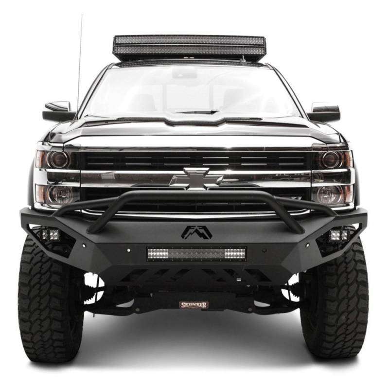 Fab Fours CH11 - V2752 - 1 Chevy Silverado 2500/3500 HD 2011 - 2014 Vengeance Front Bumper Pre - Runner Guard - Rugged Truck Gear