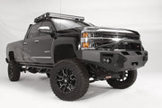 Fab Fours CH14 - C3052 - 1 2015 - 2019 Chevy Silverado 2500/3500 HD Premium Front Bumper Winch Ready Pre - Runner Guard - Rugged Truck Gear