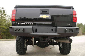 Fab Fours CH14-W3050-1 Chevy Silverado 2500/3500 HD 2015-2019 Premium Rear Bumper Non-Sensor-BumperStock