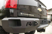 Fab Fours CH14 - W3050 - 1 Chevy Silverado 2500/3500 HD 2015 - 2019 Premium Rear Bumper Non - Sensor - Rugged Truck Gear