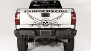 Fab Fours CH14 - W3051 - 1 GMC Sierra 2500/3500 HD 2015 - 2019 Premium Sensor Rear Bumper - Rugged Truck Gear
