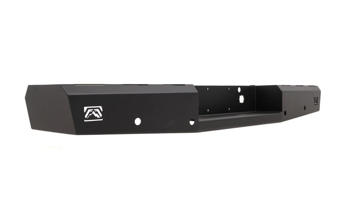 Fab Fours CH15 - RT3050 - 1 GMC Sierra 2500/3500 HD 2015 - 2019 Red Steel Rear Bumper - Rugged Truck Gear