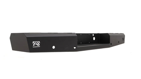 Fab Fours CH15 - RT3050 - 1 GMC Sierra 2500/3500 HD 2015 - 2019 Red Steel Rear Bumper - Rugged Truck Gear