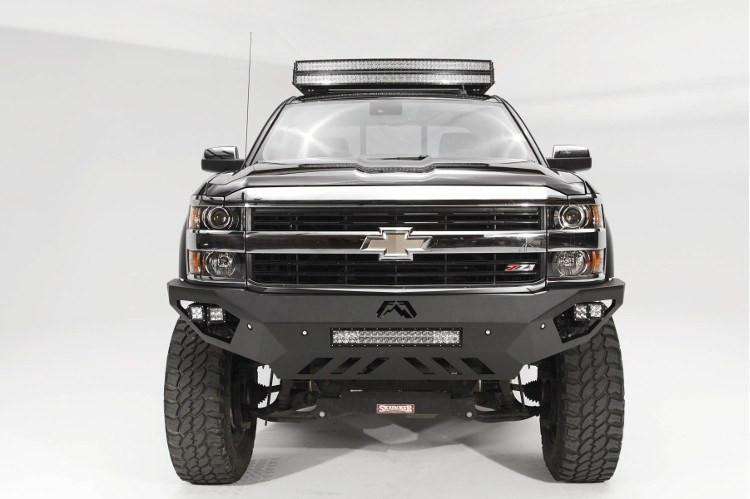 Fab Fours CH15 - V3051 - 1 Chevy Silverado 2500/3500 HD 2015 - 2019 Vengeance Front Bumper No Guard - Rugged Truck Gear