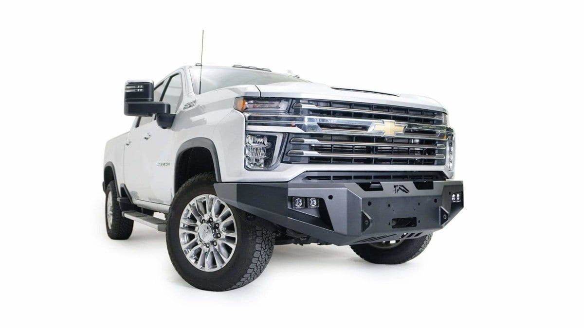 Fab Fours CH20 - A4951 - 1 2020 - 2023 Chevy Silverado 2500/3500 HD New Premium Front Bumper Winch Ready No Guard - Rugged Truck Gear