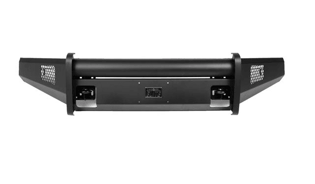 Fab Fours CH20 - Q4961 - 1 2020 - 2023 Chevy Silverado 2500/3500 HD Black Steel Elite Front Bumper No Guard - Rugged Truck Gear
