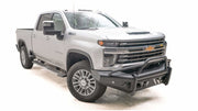 Fab Fours CH20 - Q4962 - 1 2020 - 2023 Chevy Silverado 2500/3500 HD Black Steel Elite Front Bumper Pre - Runner Guard - Rugged Truck Gear