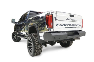 Fab Fours CH20-RT4950-1 Chevy Silverado 2500/3500 HD 2020-2021 Red Steel Rear Bumper - BumperStock