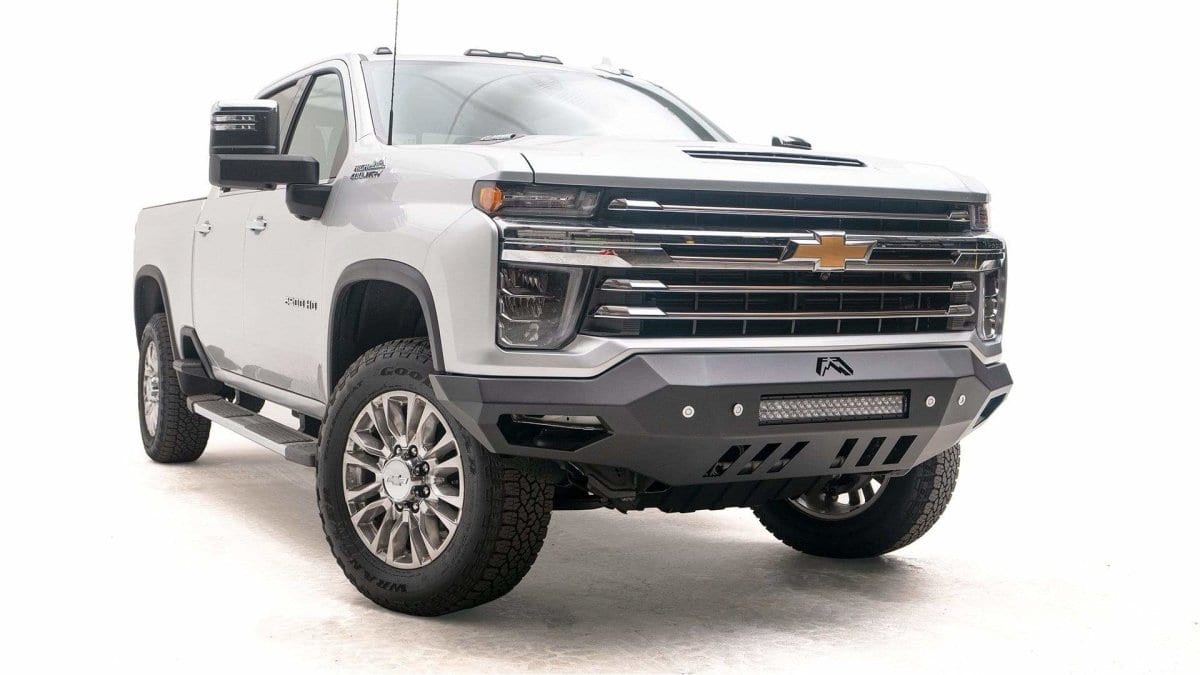 Fab Fours CH20-V4951-1 Chevy Silverado 2500/3500 HD 2020-2021 Vengeance Front Bumper No Guard-BumperStock