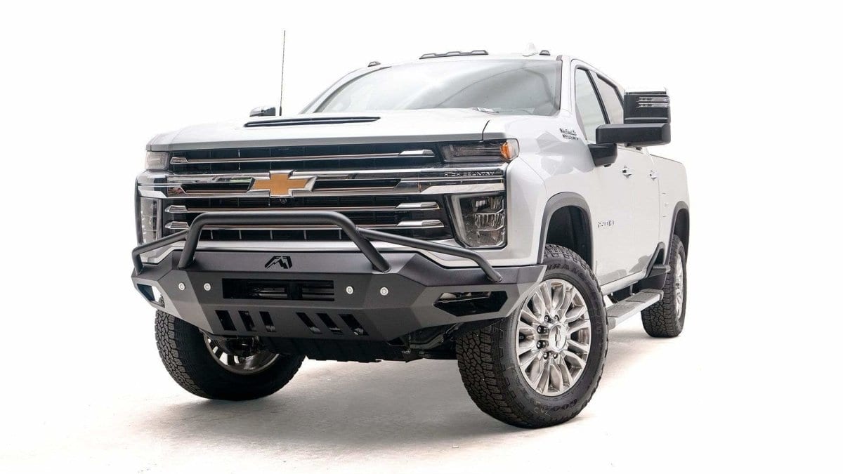 Fab Fours CH20 - V4952 - 1 Chevy Silverado 2500/3500 HD 2020 - 2023 Vengeance Front Bumper Pre - Runner Guard - Rugged Truck Gear