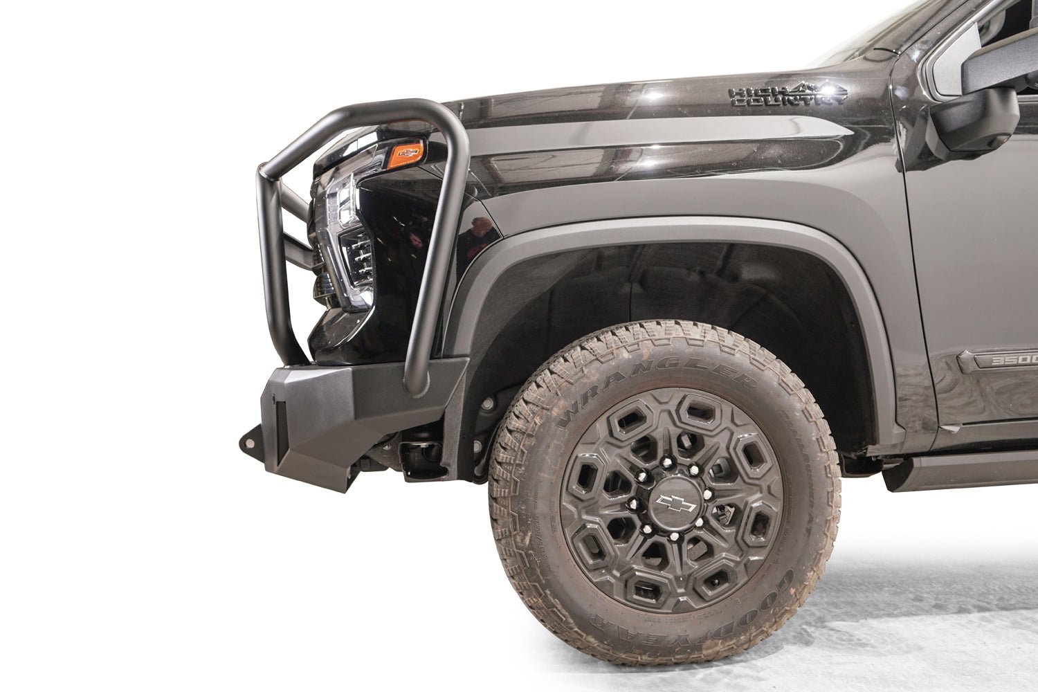Fab Fours CH24 - A6150 - 1 2024 - 2025 Chevy Silverado 2500/3500 HD New Premium Front Bumper Winch Ready Full Guard - Rugged Truck Gear