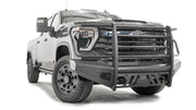Fab Fours CH24 - Q6160 - 1 2024 Chevy Silverado 2500/3500 HD Black Steel Elite Front Bumper Full Guard - Rugged Truck Gear