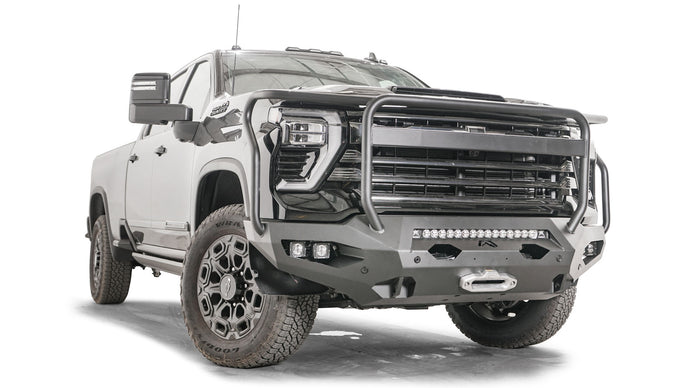 Fab Fours CH24-X6150-1 Matrix Chevy Silverado 2500/3500 HD Front Bumper ...