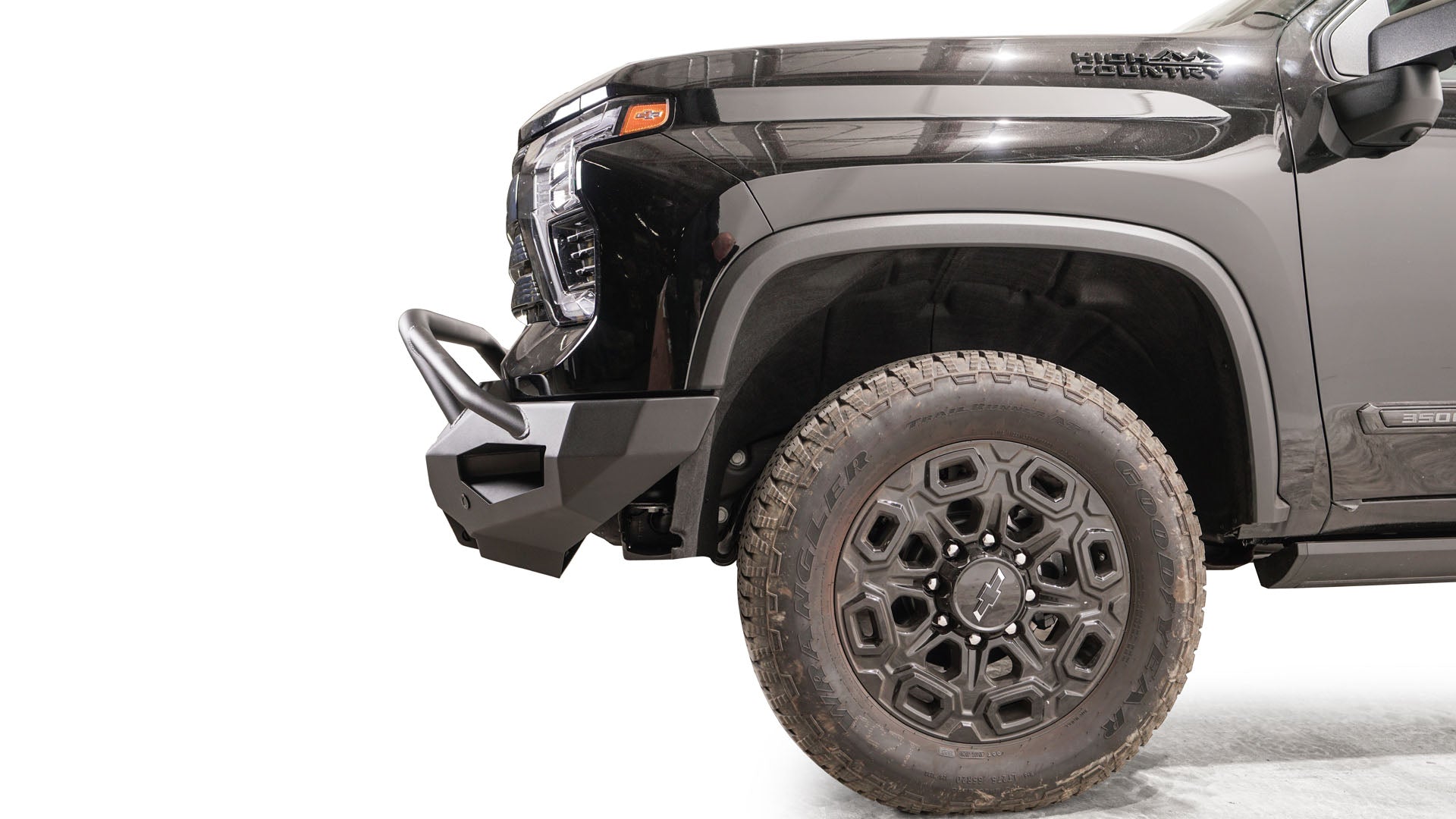 Fab Fours CH24 - X6152 - 1 2024 Chevy Silverado 2500/3500 HD Matrix Front Bumper Winch Ready Pre - Runner Guard - Rugged Truck Gear