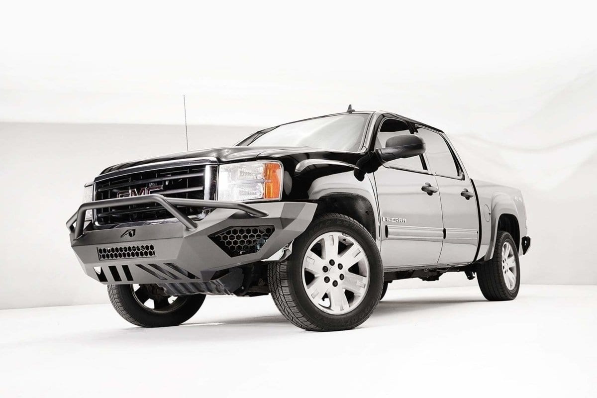 Fab Fours CS07 - D2052 - 1 2007 - 2013 Chevy Silverado 1500 Vengeance Front Bumper Pre - Runner Guard Non - Sensor - Rugged Truck Gear