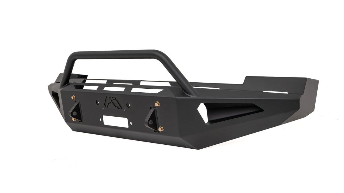 Fab Fours CS07 - RS2062 - 1 Chevy Silverado 1500 2007 - 2013 Red Steel Winch Front Bumper Pre - Runner Guard - Rugged Truck Gear
