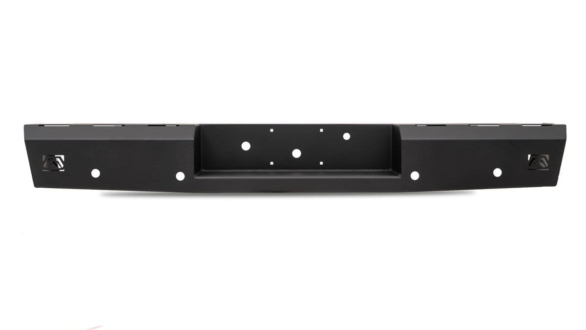 Fab Fours CS07 - RT1850 - 1 GMC Sierra 1500 2007 - 2013 Red Steel Rear Bumper - Rugged Truck Gear