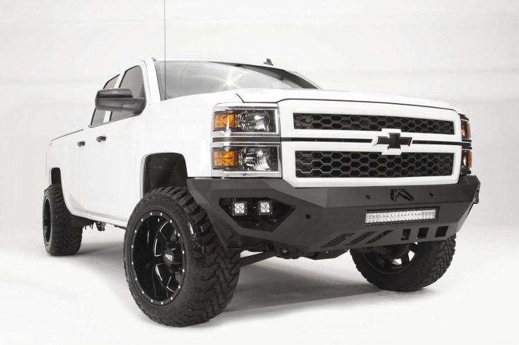 Fab Fours CS14-D3051-1 Chevy Silverado 1500 2014-2015 Vengeance Front Bumper No Guard-BumperStock